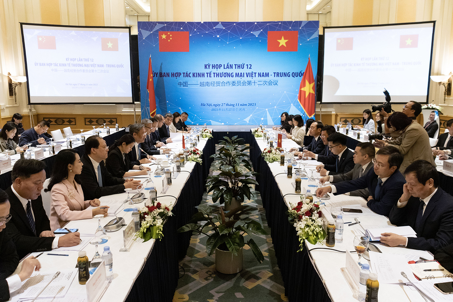 Kỳ họp lần thứ 12 Ủy ban Hợp tác Kinh tế - Thương mại Trung Quốc - Việt Nam được tổ chức tại Việt Nam
