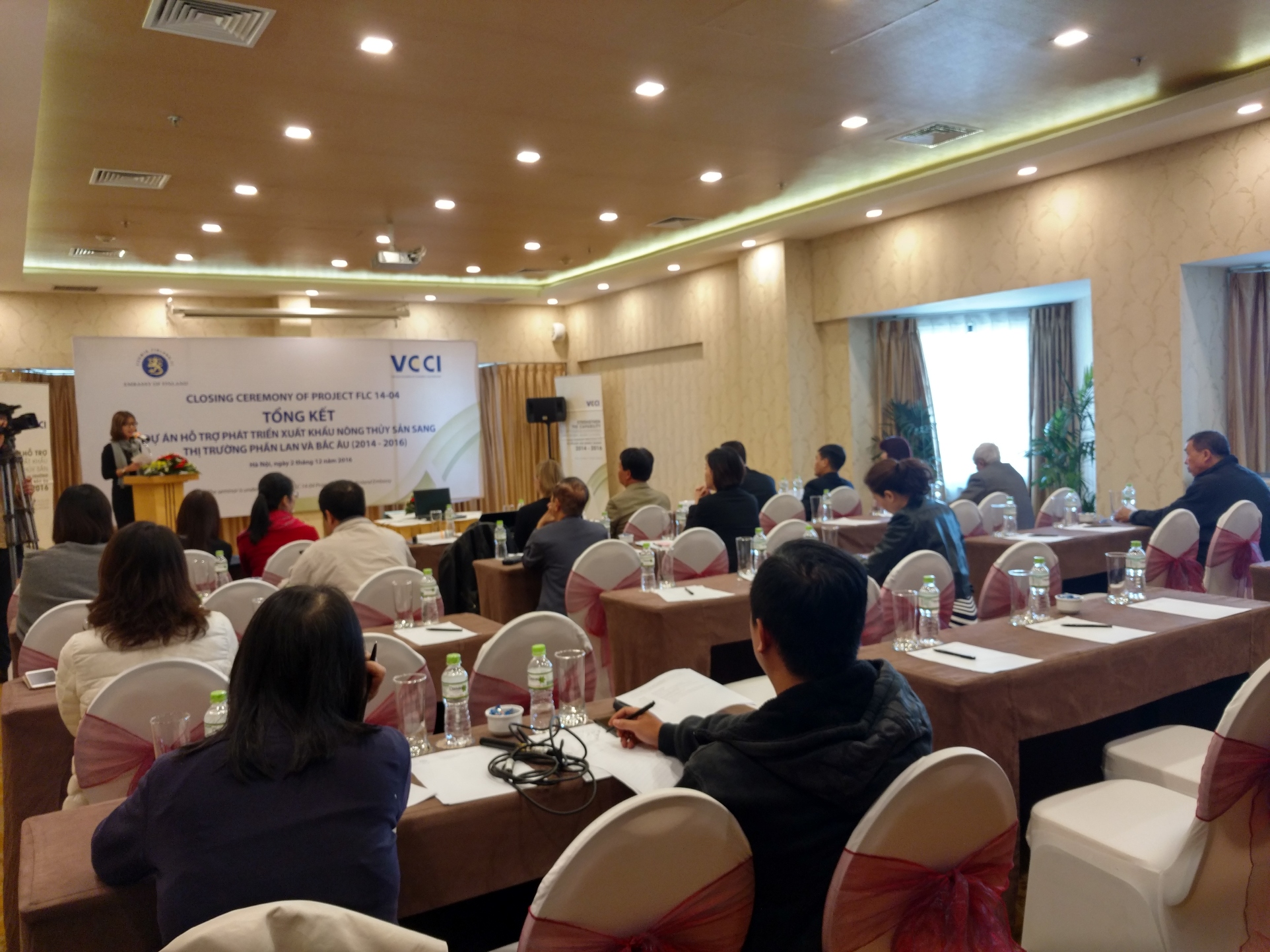 HỌP BÁO KẾT THÚC DỰ ÁN HỖ TRỢ PHÁT TRIỂN XUẤT KHẨU NÔNG THỦY SẢN SANG THỊ TRƯỜNG PHẦN LAN VÀ BẮC ÂU Giai đoạn 2014 – 2016